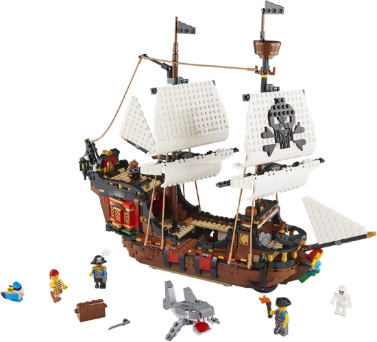 Imagine Lego Corabie de pirați 3 în 1 