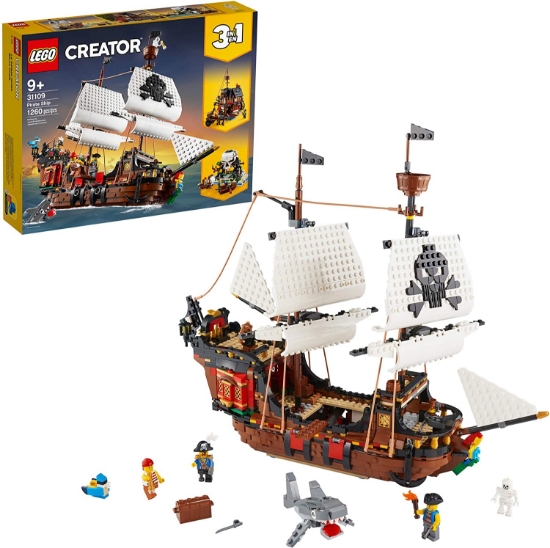 Imagine Lego Corabie de pirați 3 în 1 