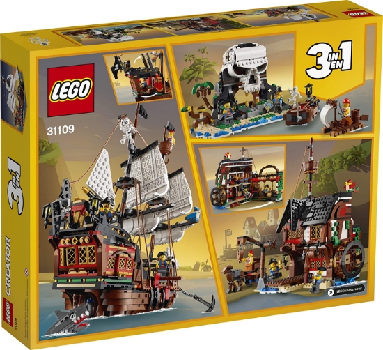 Imagine Lego Corabie de pirați 3 în 1 
