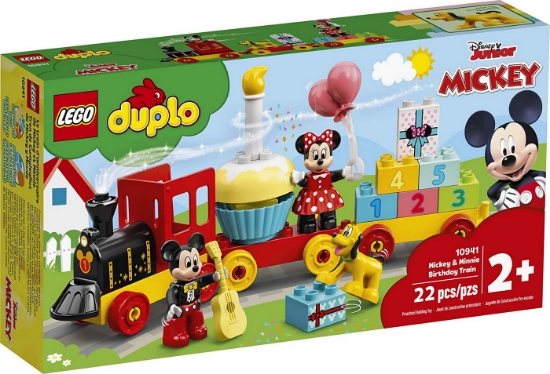 Imagine LEGO DUPLO  TRENUL ZILEI ANIVERSARE MICKEY SI MINNIE 10941