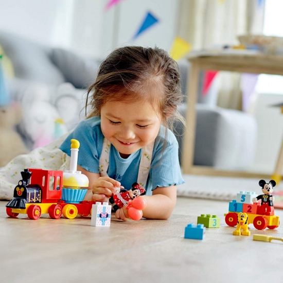 Imagine LEGO DUPLO Trenul zilei aniversare Mickey și Minnie 10941