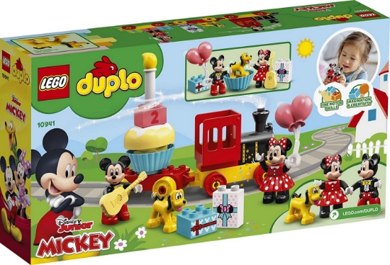 Imagine LEGO DUPLO Trenul zilei aniversare Mickey și Minnie 10941