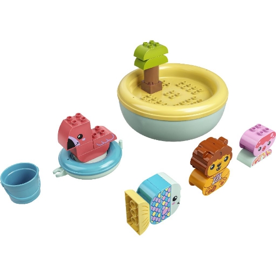 Imagine LEGO DUPLO Distracție la baie – Insula animalelor plutitoare 10966