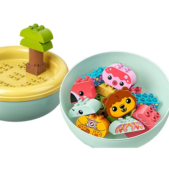 Imagine LEGO DUPLO Distracție la baie – Insula animalelor plutitoare 10966