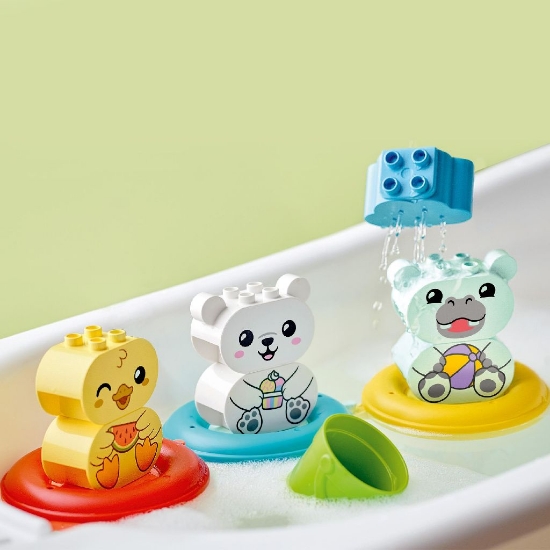 Imagine Lego Duplo Distracție la baie tren cu animale plutitoare 10965