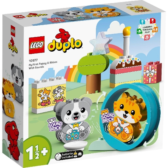 Imagine LEGO DUPLO PRIMUL MEU CATELUS SI PRIMUL MEU PISOI CU SUNETE 10977
