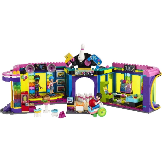 Imagine Lego Friends galeria disco cu jocuri electronice 41708