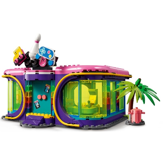 Imagine Lego Friends galeria disco cu jocuri electronice 41708
