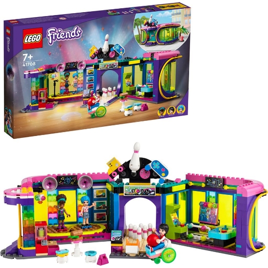 Imagine Lego Friends galeria disco cu jocuri electronice 41708