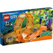 Imagine LEGO CITY STUNTZ CASCADORIE ZDROBITOARE IN BUCLA 60338