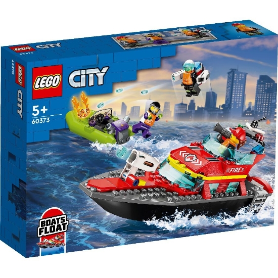Imagine LEGO CITY BARCA DE SALVARE A POMPIERILOR 60373