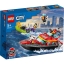 Imagine Lego City Barca de salvare a pompierilor 60373