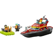 Imagine LEGO CITY BARCA DE SALVARE A POMPIERILOR 60373