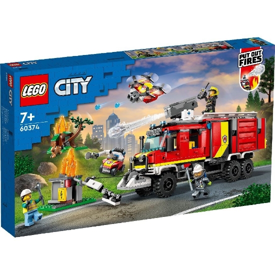 Imagine LEGO CITY MASINA UNITATII DE POMPIERI 60374
