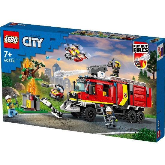 Imagine Lego City Mașina unității de pompieri 60374