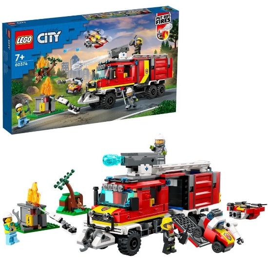 Imagine Lego City Mașina unității de pompieri 60374