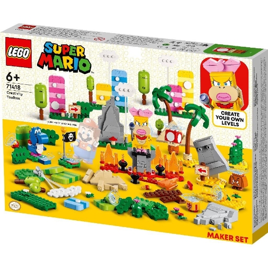 Imagine LEGO Super Mario Set de creator Cutia de unelte pentru creativitate 71418