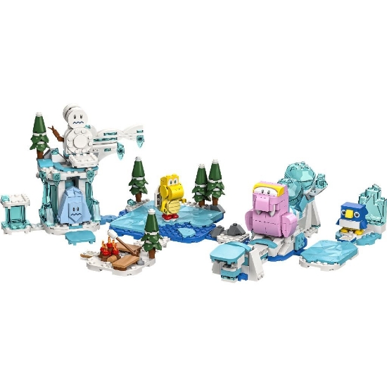 Imagine LEGO Super Mario Setul de extindere Morsel și aventura lui în zăpadă 71417
