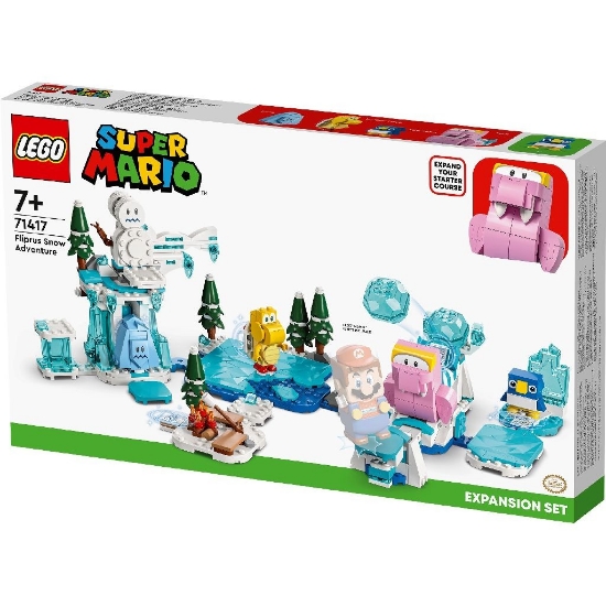 Imagine LEGO Super Mario Setul de extindere Morsel și aventura lui în zăpadă 71417