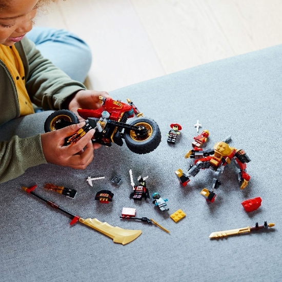Imagine Lego Ninjago Motocicleta robot EVO a lui Kai 71783