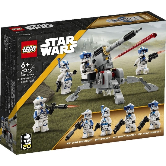Imagine LEGO STAR WARS PACHET DE LUPTA CLONE TROOPERS DIVIZIA 501 75345