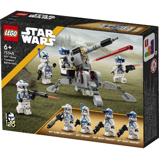 Imagine Lego Star Wars Pachet de luptă Clone Troopers Divizia 501 75345