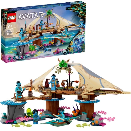 Imagine Lego Avatar Casa Metkayina în recif 75578