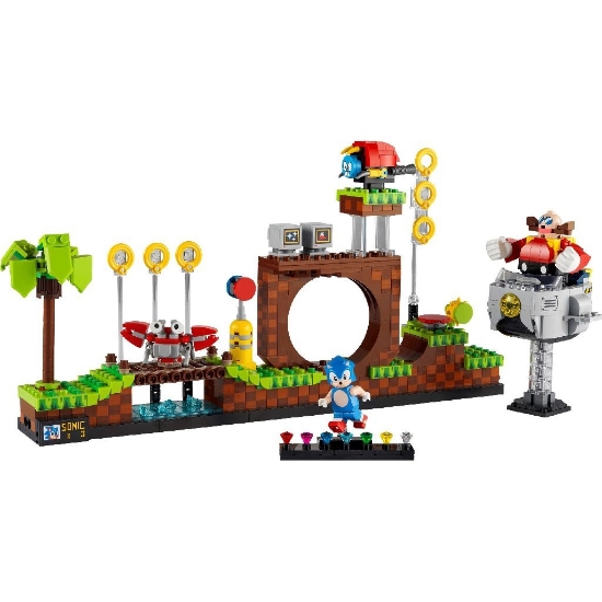 Imagine LEGO Ideas Sonic Dealul Verde 21331