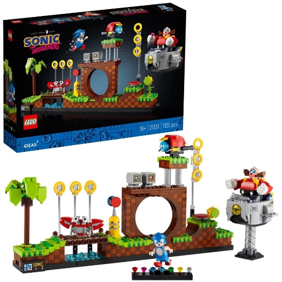 Imagine LEGO Ideas Sonic Dealul Verde 21331