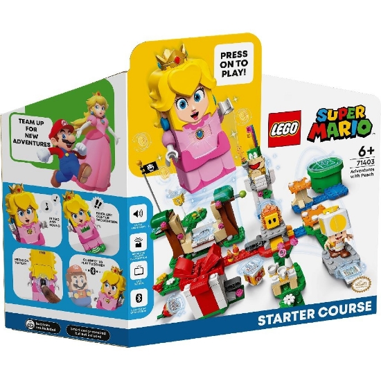 Imagine LEGO SUPER MARIO SET DE BAZA AVENTURILE LUI PEACH 71403