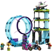 Imagine LEGO CITY PROVOCAREA SUPREMA DE CASCADORII PE MOTOCICLETA 60361