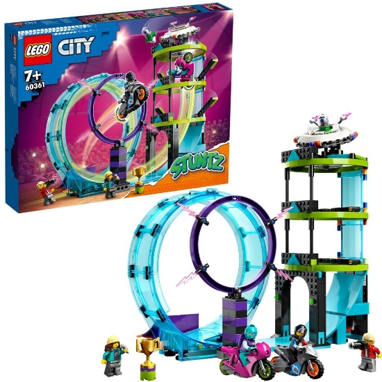 Imagine Lego City Provocarea Supremă de Cascadorii pe Motocicletă 60361