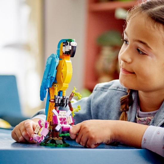 Imagine Lego Creator Papagal Exotic 31136