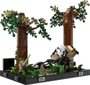 Imagine LEGO STAR WARS DIORAMA DE URMARIRE CU SPEEDERUL PE ENDOR 75353