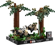 Imagine LEGO STAR WARS DIORAMA DE URMARIRE CU SPEEDERUL PE ENDOR 75353