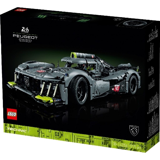 Imagine LEGO Technic Peugeot 9X8 24H Hybrid Hypercar 42156