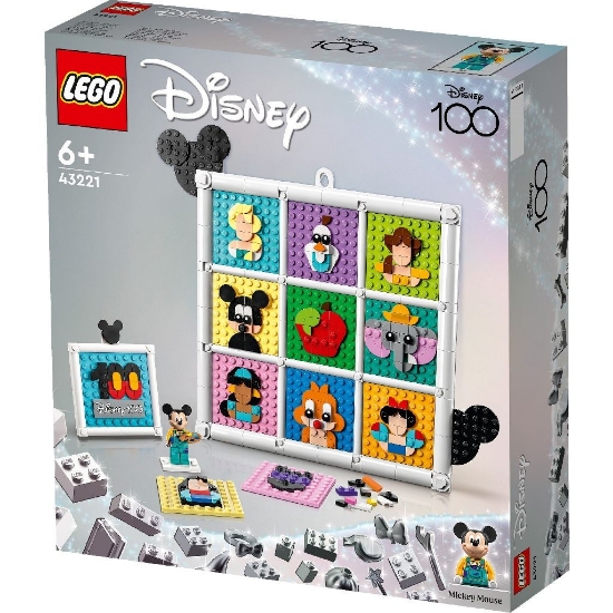 Imagine LEGO Disney Classic 100 de ani de figuri emblematice de animație Disney 43221