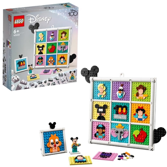 Imagine LEGO Disney Classic 100 de ani de figuri emblematice de animație Disney 43221
