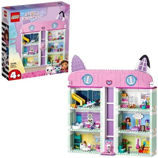 Imagine LEGO Gabby’s Dollhouse Casa de păpuși a lui Gabby 10788