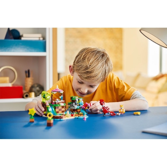 Imagine Lego Sonic Insula lui Amy pentru salvarea animalelor 76992