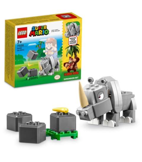 Imagine LEGO SUPER MARIO SET DE EXTINDERE RINOCERUL RAMBI 71420