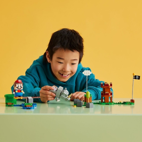 Imagine LEGO Super Mario Set de extindere Rinocerul Rambi 71420