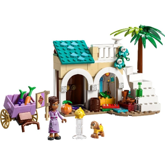 Imagine LEGO Disney Princess Wish Asha în orașul rozelor 43223
