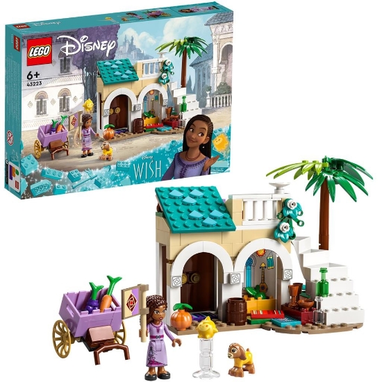 Imagine LEGO Disney Princess Wish Asha în orașul rozelor 43223