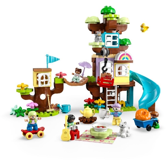 Imagine LEGO DUPLO Casa din copac 3în1 10993