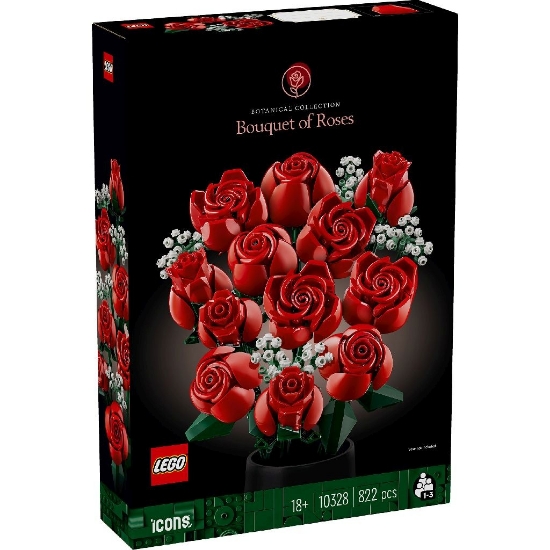 Imagine LEGO ICONS BUCHET DE TRANDAFIRI 10328