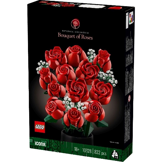 Imagine LEGO Icons Buchet de trandafiri 10328