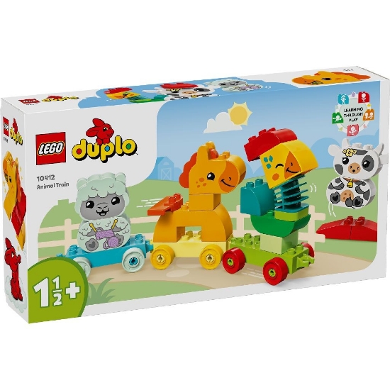 Imagine LEGO DUPLO TREN CU ANIMALE 10412