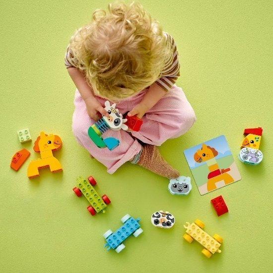 Imagine LEGO DUPLO Tren cu animale 10412