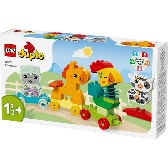 Imagine LEGO DUPLO Tren cu animale 10412